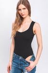 SLEEVELESS SWEATER BODYSUIT