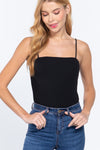 2 PLY RIB KNIT CAMI BODYSUIT