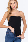 2 PLY RIB KNIT CAMI BODYSUIT